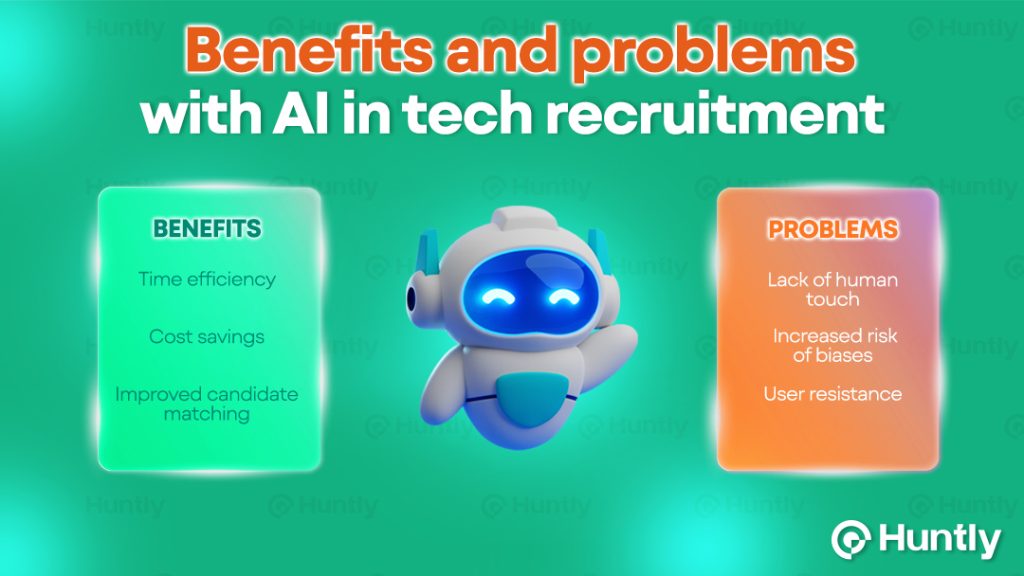 Benefits and problems with AI in recruitment