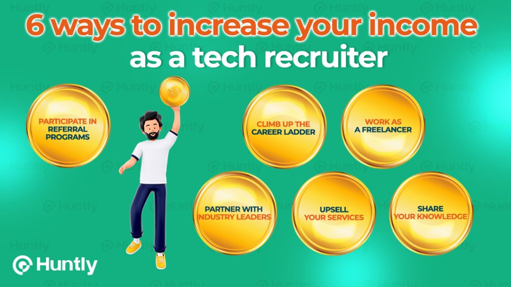 Six ways to increase your income as a tech recruiter