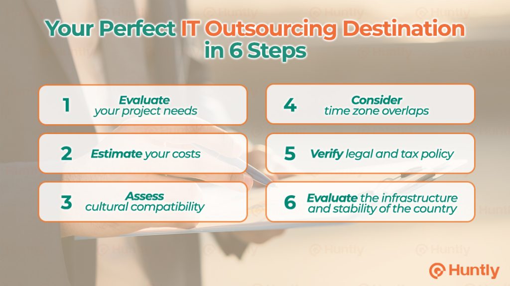 Your perfect IT outsourcing destination in 6 steps