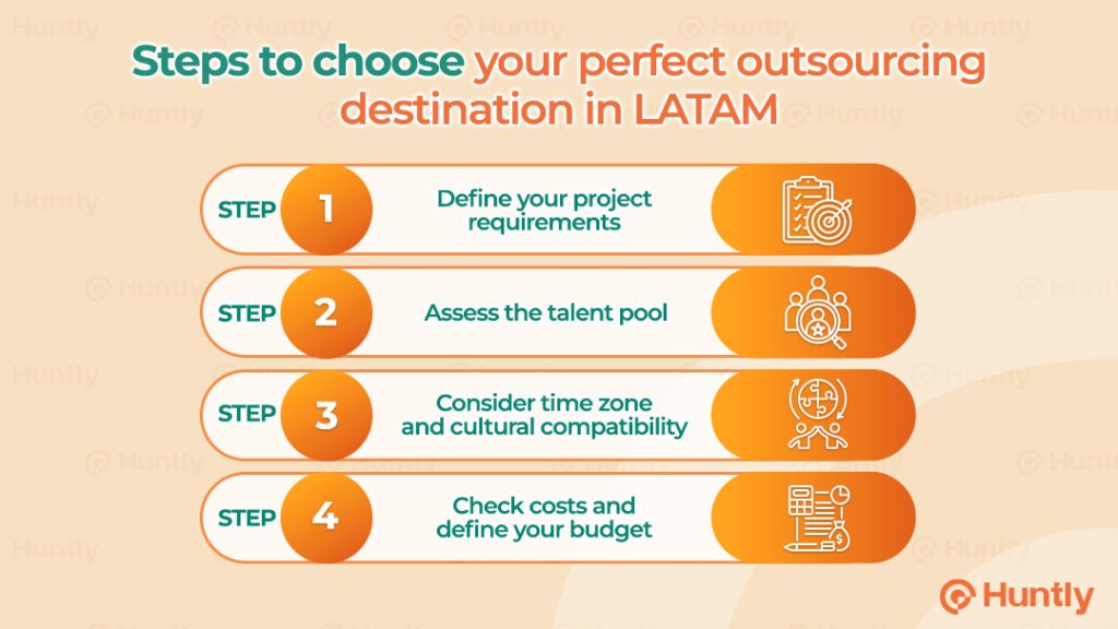 Steps to choose your perfect outsourcing destination in LATAM